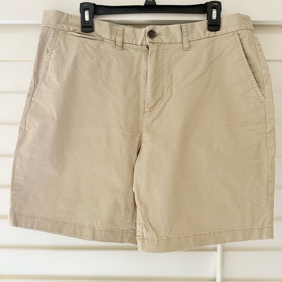 Tommy Hilfiger Tan Flat Front Shorts