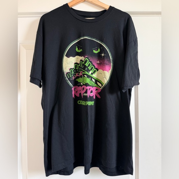 Raptor Graphic Black T-Shirt