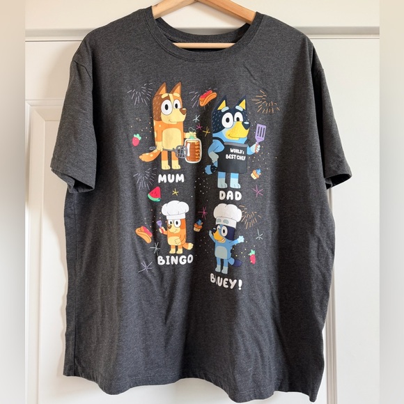 Bluey Graphic T-Shirt - Gray