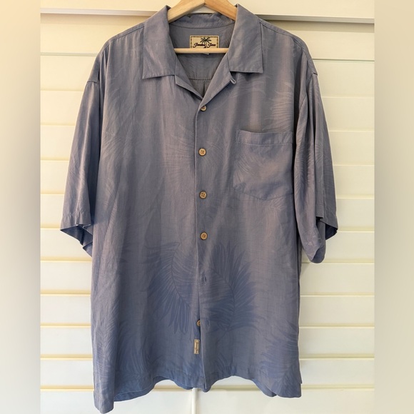 Jamaica Jaxx Men's Slate Blue Button Down Shirt