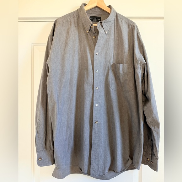 Croft & Barrow Men's Charcoal Button-Down Shirt