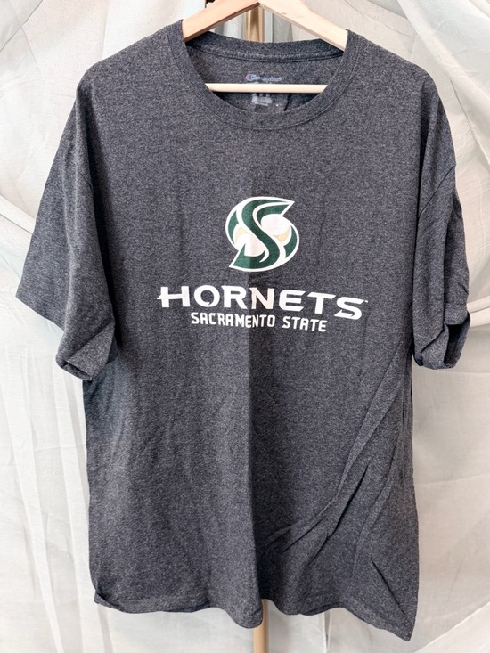 Sacramento State Hornets Dark Gray Short Sleeve Tee