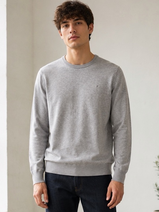 Calvin Klein Men’s Crewneck Sweater - Heather Gray